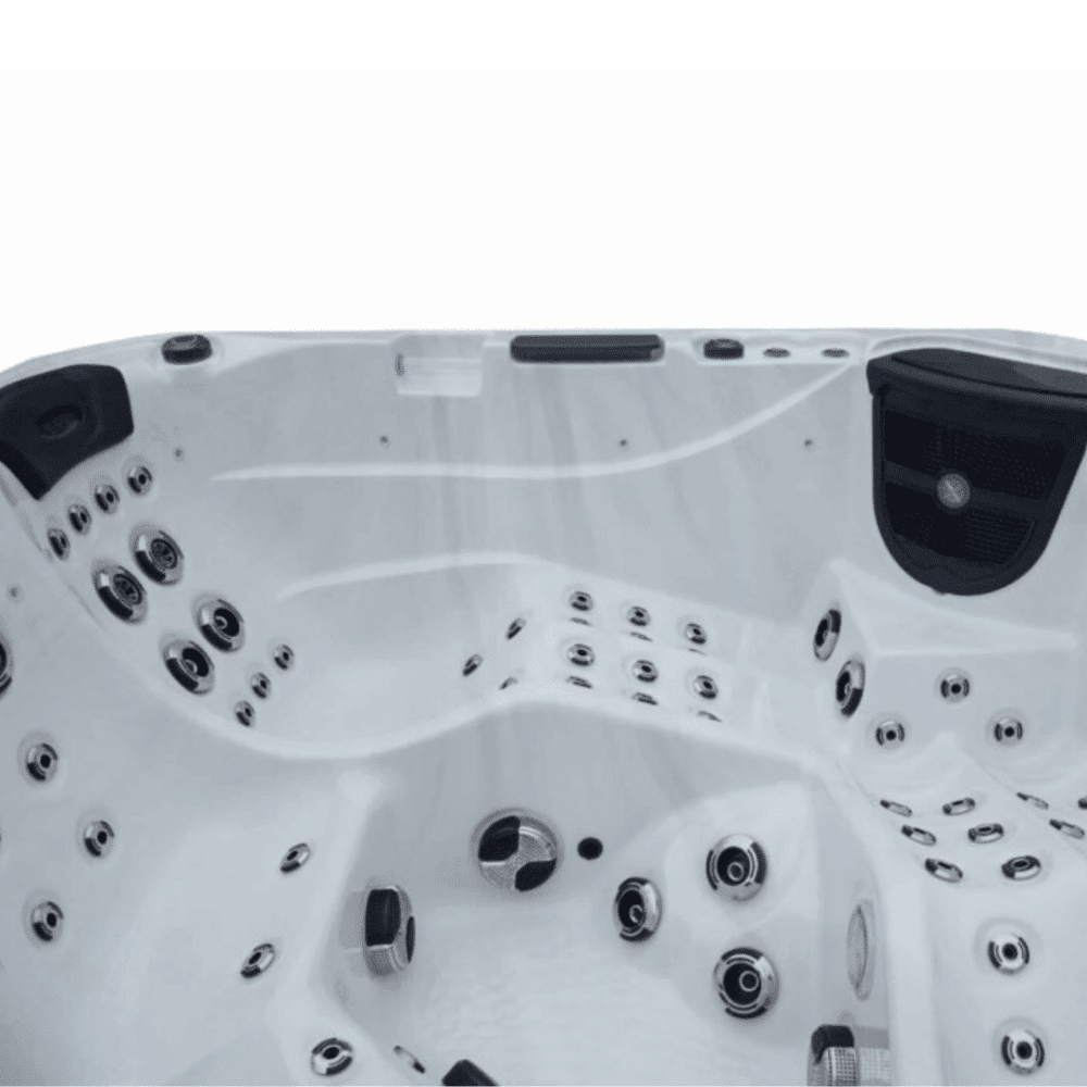 Monaco 2 Lounger 32 Amp Hot Tub 2 Loungers 3 Seats Lots Of Jets Marble White