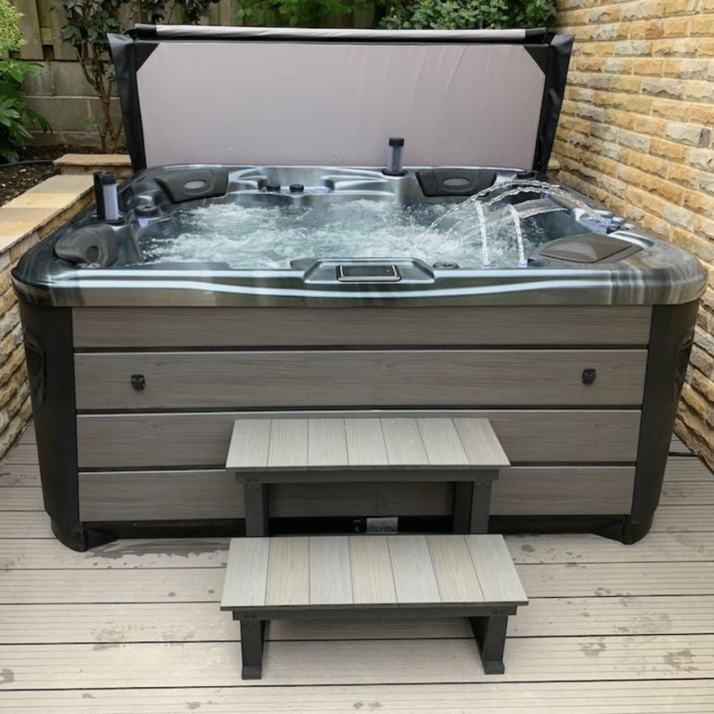 Monaco 2 Lounger 32 Amp Hot Tub 2 Loungers 3 Seats Lots Of Jets Midnight Canyon