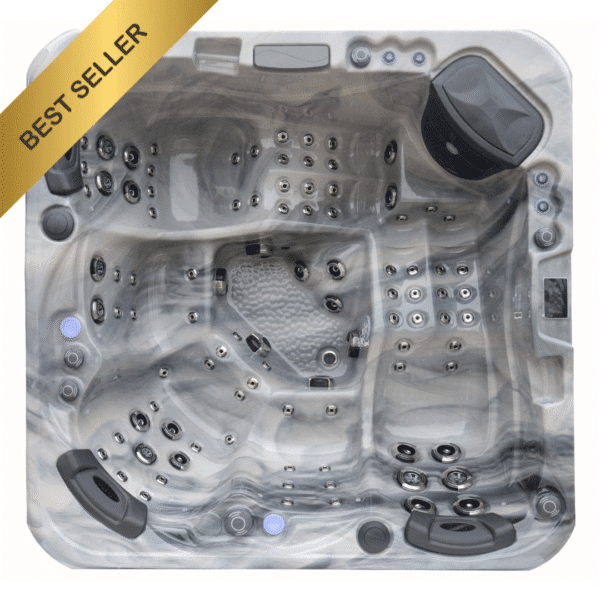 Monaco 2 Lounger 32 Amp Hot Tub 2 Loungers 3 Seats Lots Of Jets Marble White