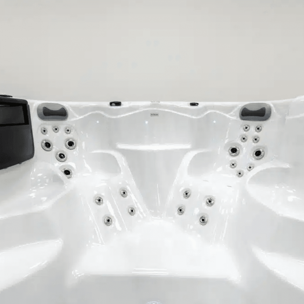 Ares Coral Swim Spa Marble White. Cheap UK Swim Spa