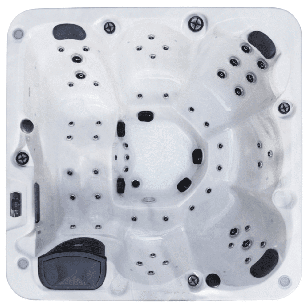 Hawaii 1 Lounger V2 32amp 1 lounger 5 Seats Marble White