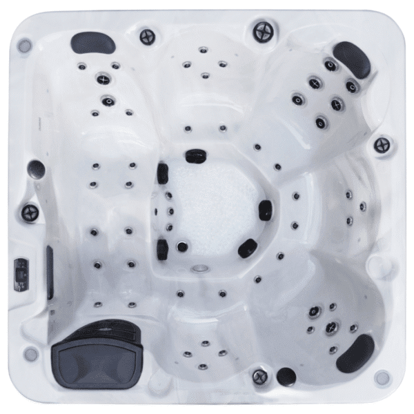 Hawaii 1 Lounger V2 32amp 1 lounger 5 Seats Marble White