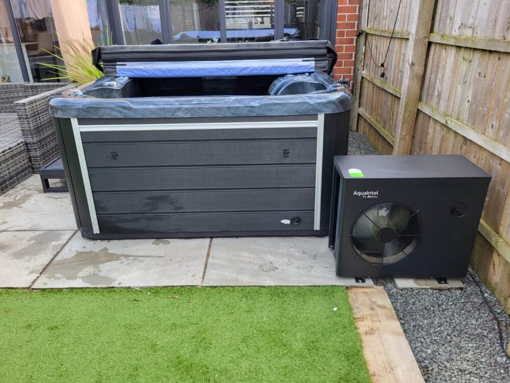 7kW Air Source Heat Pump Fitted