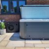 7kW Air Source Heat Pump fitted to hot tub