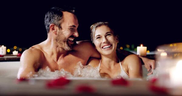 The best 2 person hot tub for romantic date nights in your small home garden.