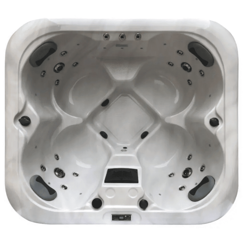 Atlantis 4 Seater Hot Tub Marble White