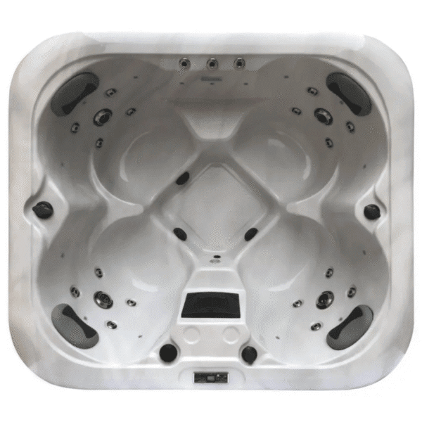 Atlantis 4 Seater Hot Tub Marble White