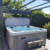 Trident Hot Tub 13 Amp Plug And Play Marble White