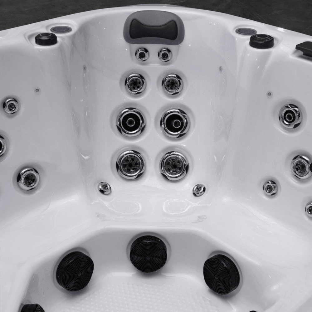 Roma Hot Tub Marble White 32 Amp 1 Lounger 5 Seats