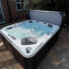 Barcelona Hot Tub 32 Amp 2 Loungers 3 Seats Marble White