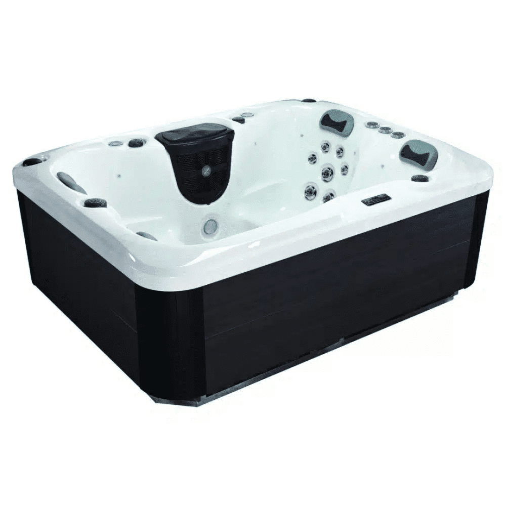 Madrid Plug And Play Hot Tub Marble White