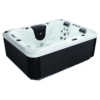 Madrid Plug And Play Hot Tub Marble White
