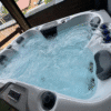 Madrid Plug And Play Hot Tub Marble White 1 Lounger 2 seats