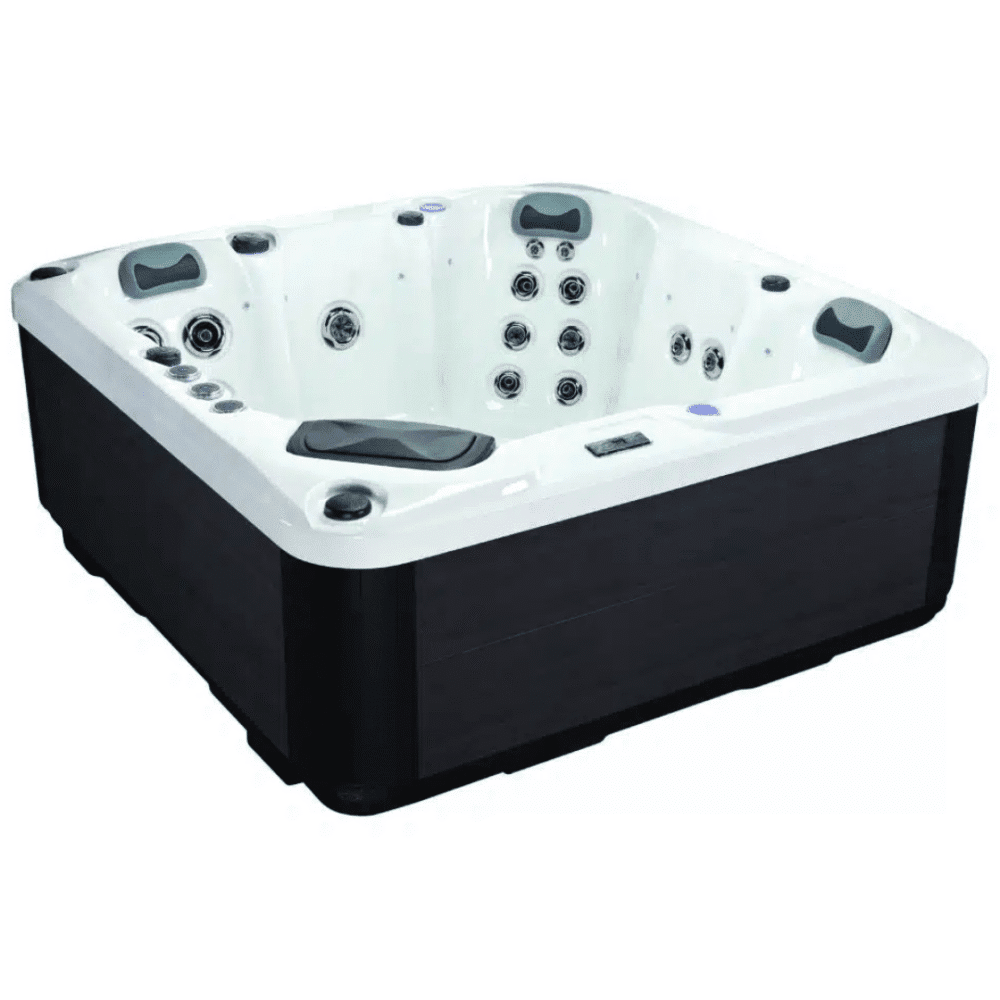Como Hot Tub 13 Amp Plug And Play Marble White, 2 Loungers 3 seats