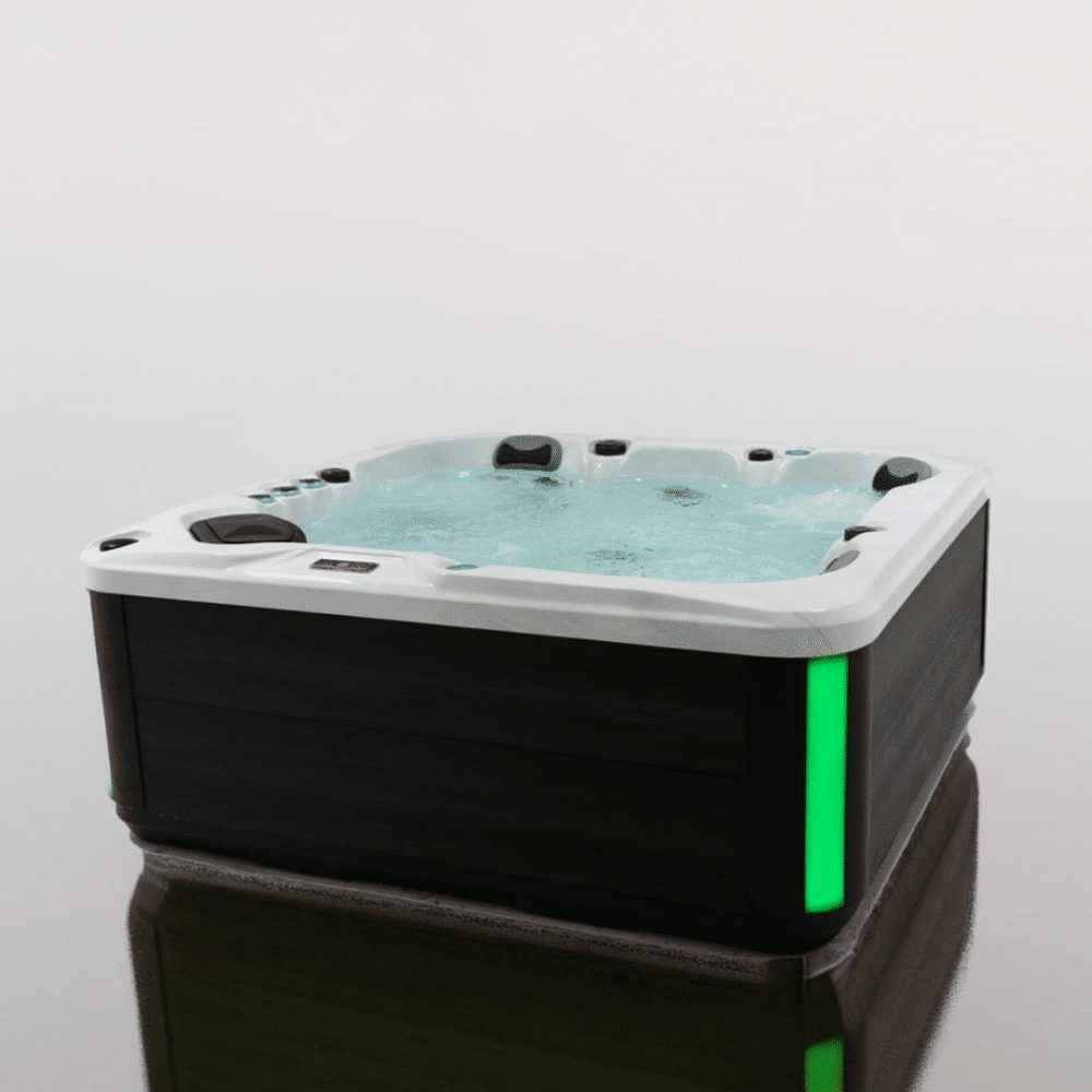 Como Hot Tub 13 Amp Plug And Play Marble White, 2 Loungers 3 seats