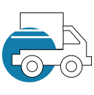 fast free delivery icon