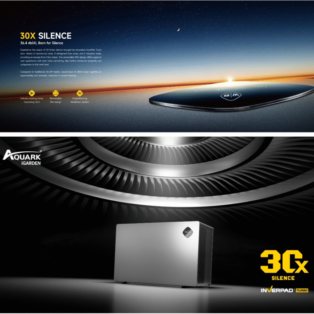 Aquark 7KW Silence Air Source Heat Pump Upgrade