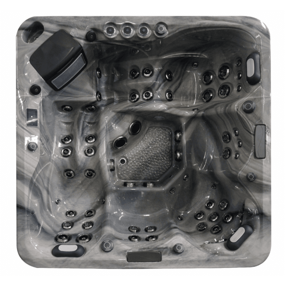 Brisbane Luxury Hot Tub Odyssey Grey 2 Loungers 3 Seats